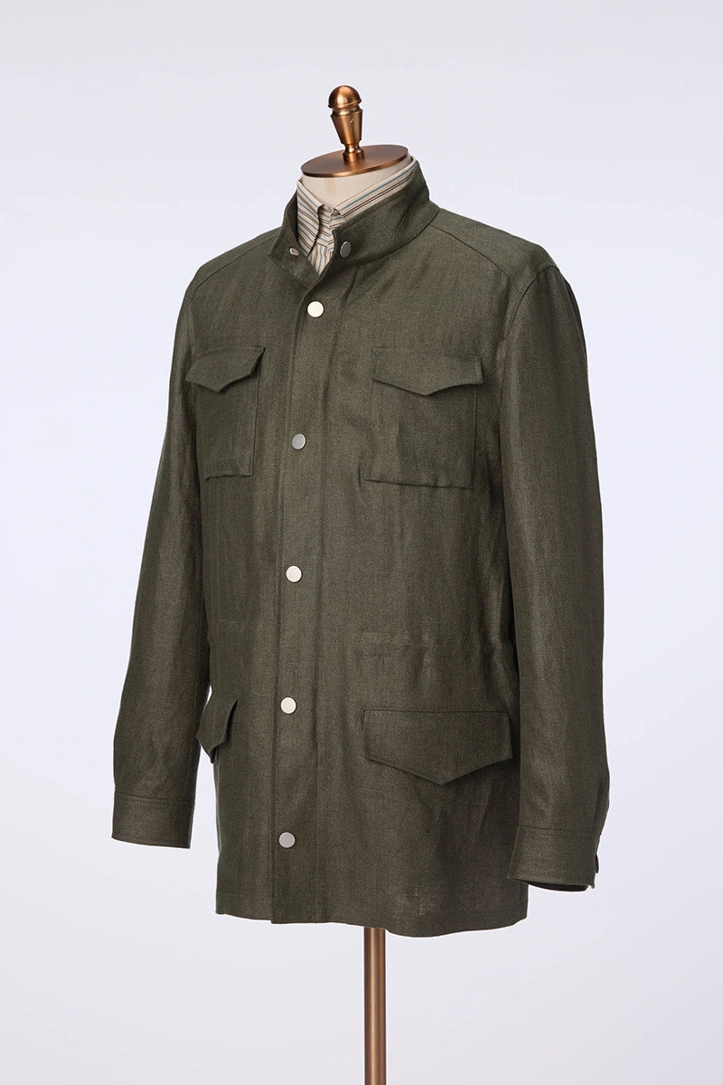 Men's Urban Outdoor Hunting Style Jacket Made to Measure