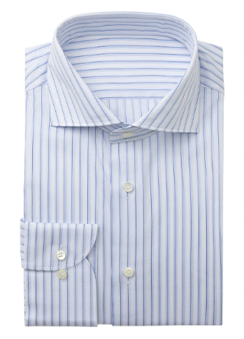 Men's White Stripe Formal Shirt Made to Measure
