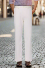 Men's White Trouser (Cotton) Made to Measure