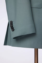 Men's Sea Green Double Breasted Suit Made to Measure