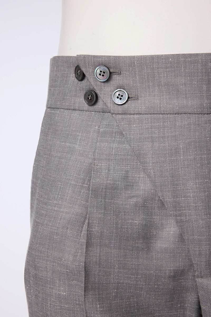 Men's Short Sleeved Full Zip Collared Shirt Made to Measure