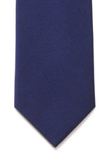  Plain Navy Silk Tie - Accessories