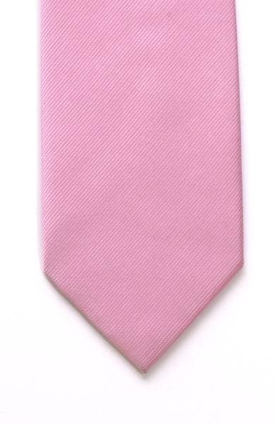  Plain Pink Silk Tie - Accessories