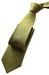  Country And Hobby Fox Silk Tie - Gold Accessories