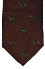  Country And Hobby Labrador Silk Tie - Wine Accessories