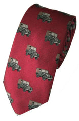  Country And Hobby Landrover Silk Tie - Red Accessories