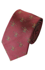  Country And Hobby Pheasant Silk Tie - Red Accessories