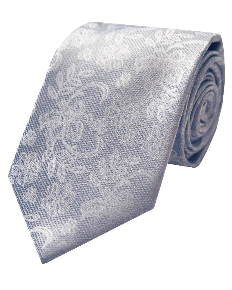  Blue Silk Tie And Hank Set - Accessories