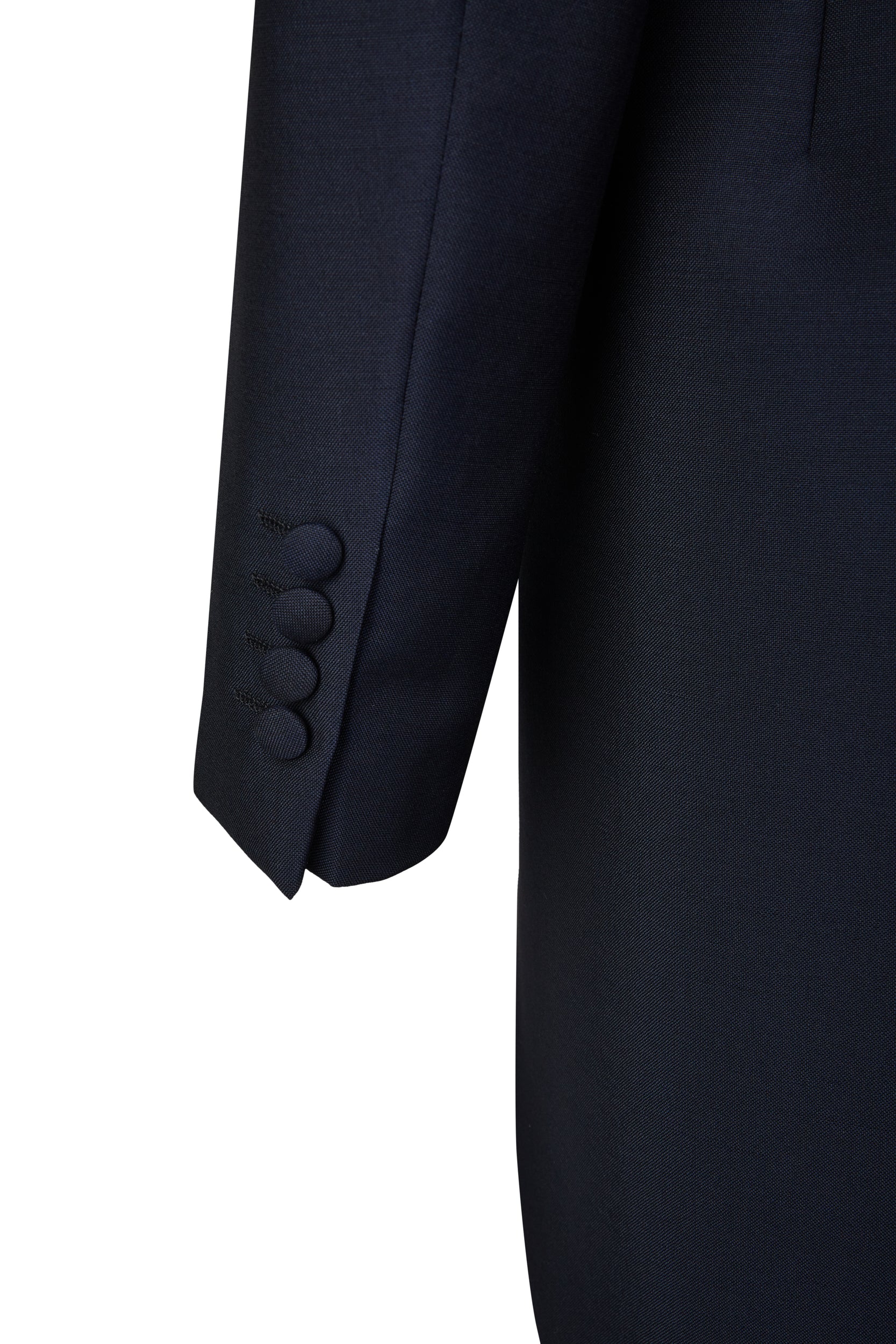 Vitale Barberis Canonico Wool Mohair Navy Morning Coat